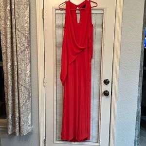 Stunning coral color jumpsuit
